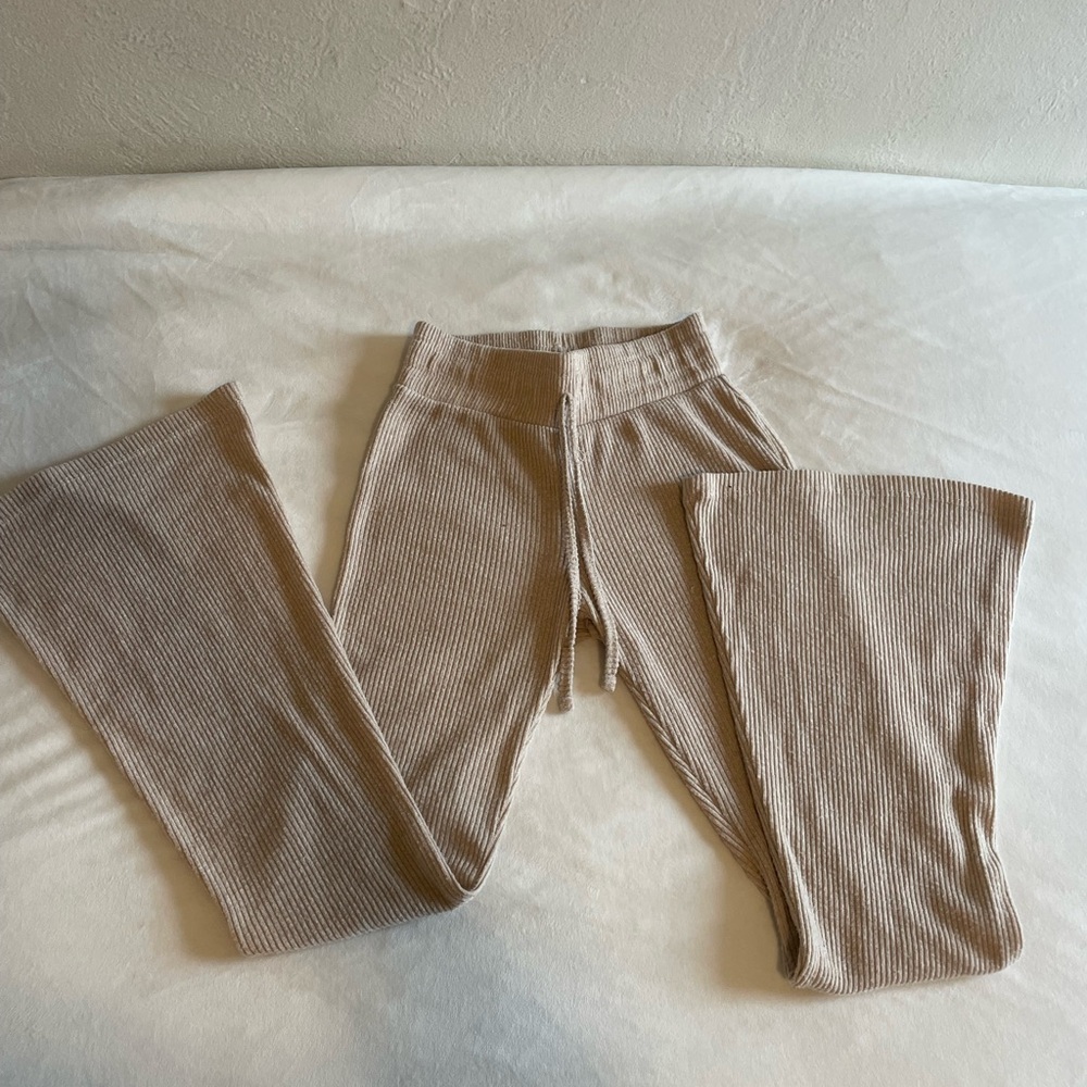 Rue 21 Ribbed Tan Knit Pants